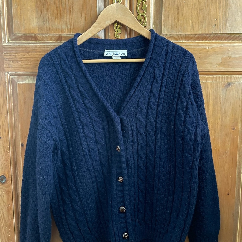 White Stag Women's Navy Sweater